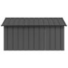 Dog House Anthracite 45.9"x60.2"x32.1" Galvanized Steel