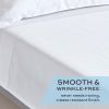 Twin Flat Sheets White Cotton Flat Bed Sheet 66x104 Inch 1 Pc 200 Thread Count Hospital Bed Sheet 1 Pc