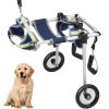 VEVOR 2 Wheels Dog Wheelchair for Back Legs, Pet Wheelchair Lightweight & Adjustable Assisting in Healing, Dog Cart/Wheelchair for Injured, Disabled